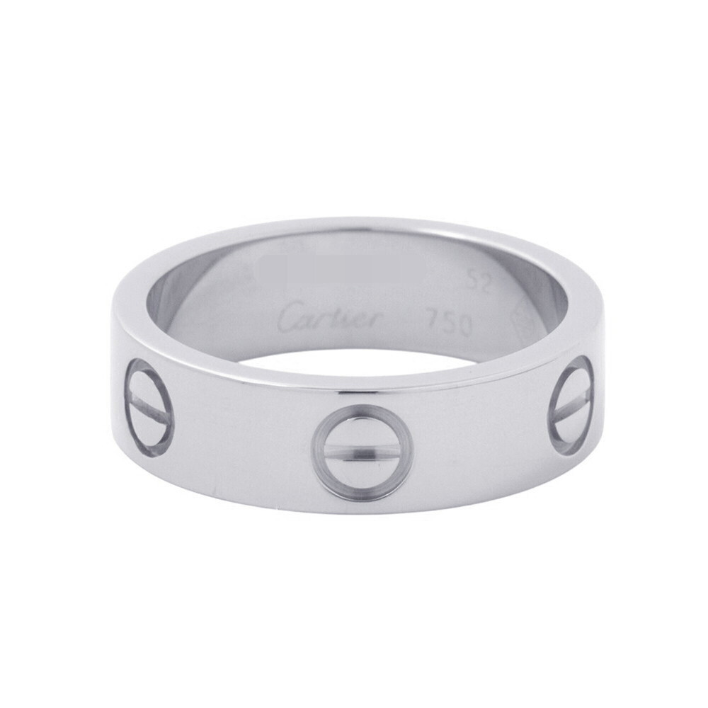 Cartier Love Ring Classic Model 18KWG White Gold Size 52 B4084700 ring